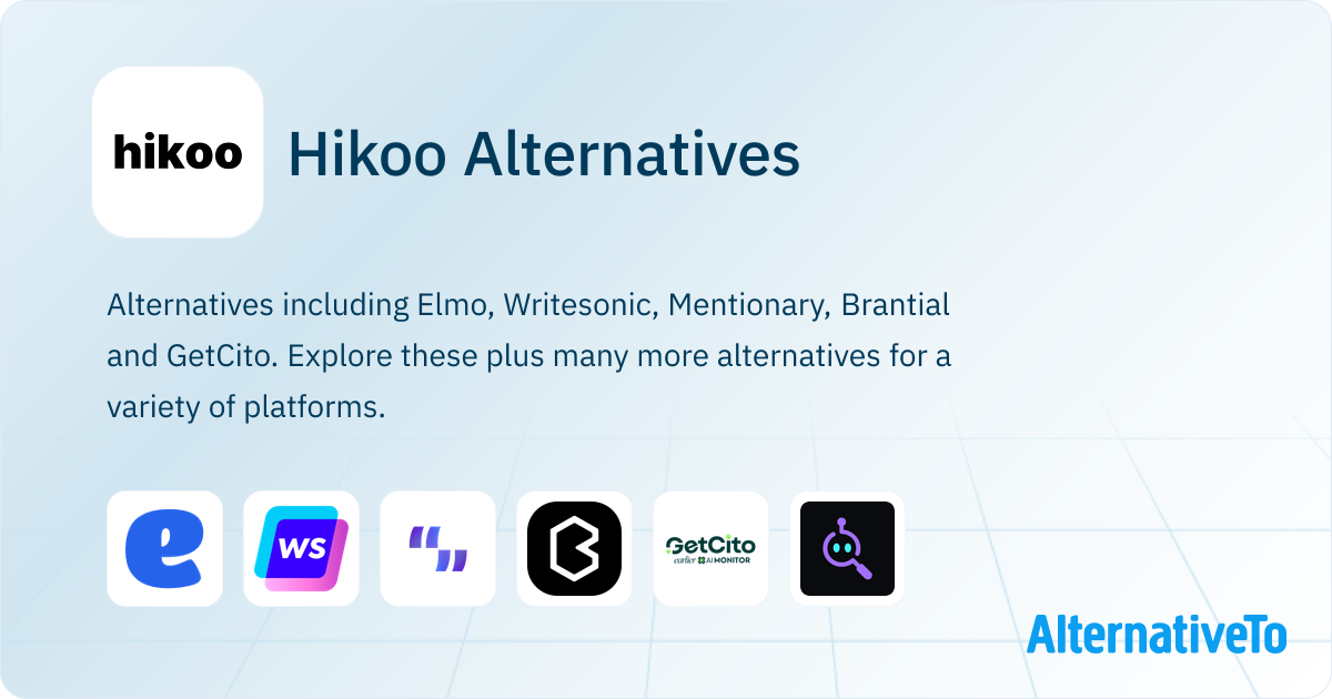Hikoo Alternatives - Explore Similar Sites & Apps | AlternativeTo