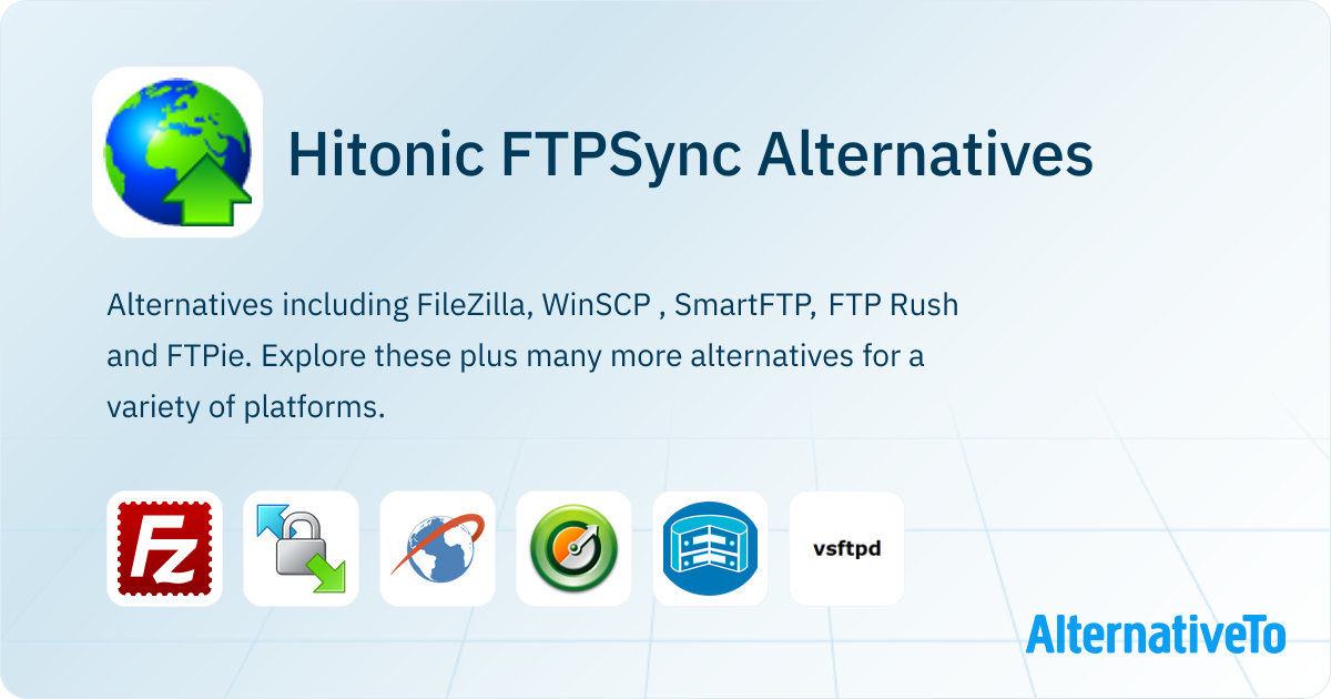 Hitonic FTPSync Alternatives - Explore Similar Software | AlternativeTo