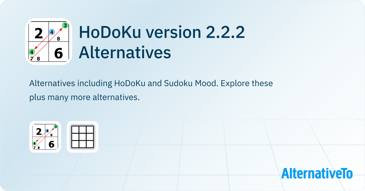 HoDoKu version 2.2.2 Alternatives - Explore Similar Games | AlternativeTo