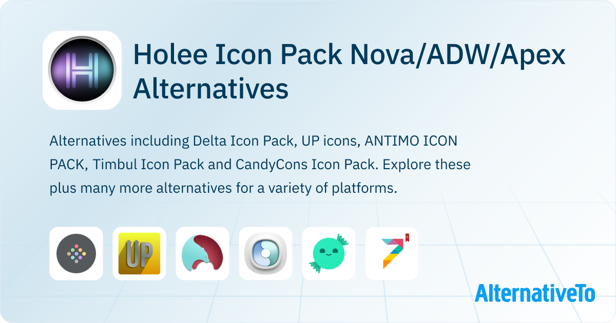 Holee Icon Pack Nova/ADW/Apex Alternatives and Similar Apps | AlternativeTo