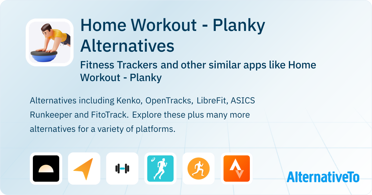 Home Workout - Planky Alternatives: Top 12 Fitness Trackers & Similar ...