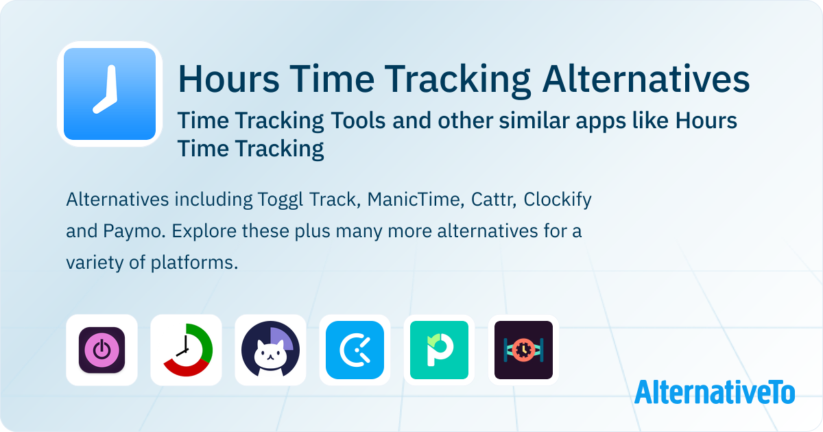 Hours Time Tracking Alternatives: Top 12 Time Tracking Tools & Similar ...