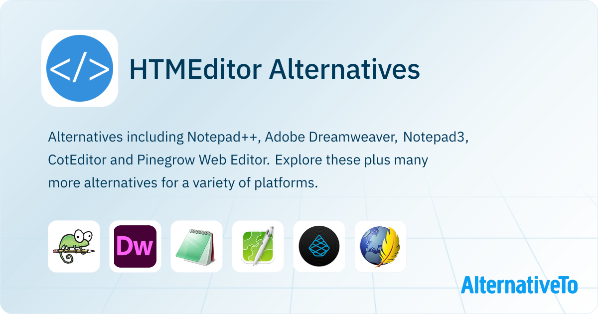 HTMEditor Alternatives - Explore Similar Sites & Apps | AlternativeTo