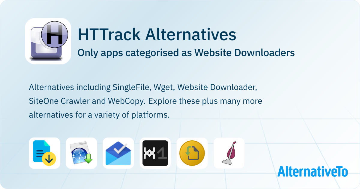 HTTrack Alternatives: Top 24 Website Downloaders | AlternativeTo