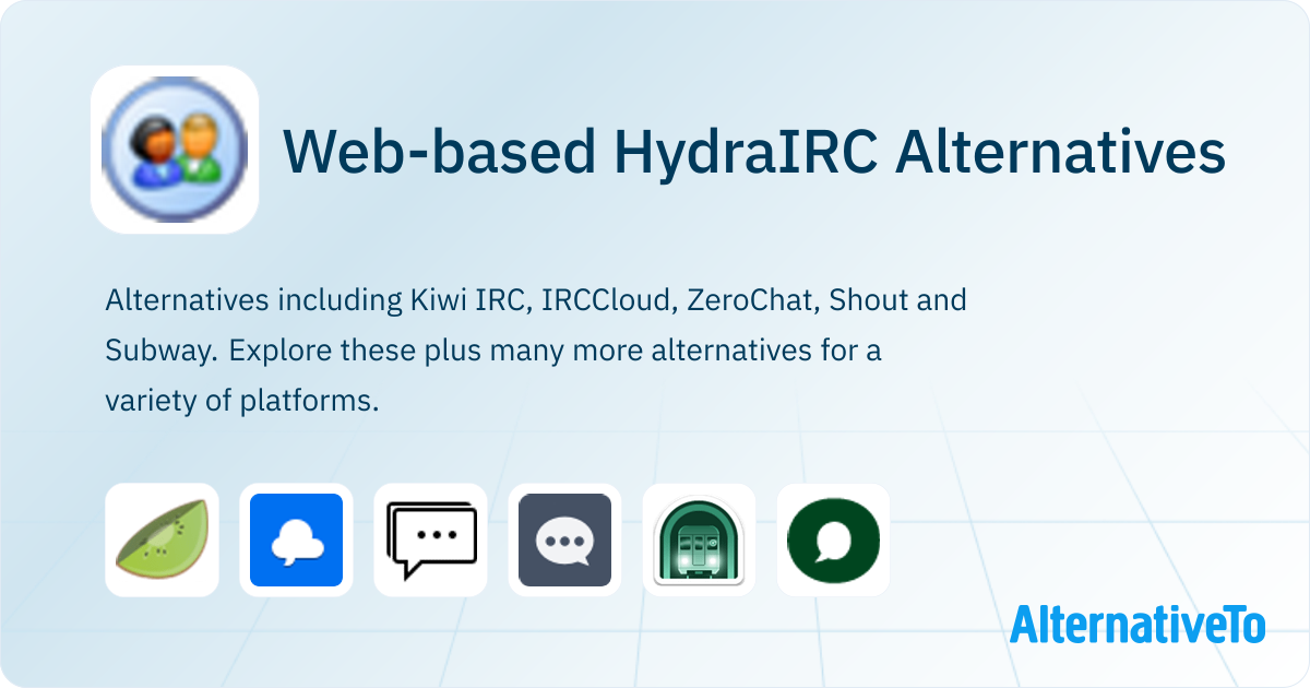 HydraIRC Alternatives: Top 16 Web-based IRC Clients & Similar Apps ...
