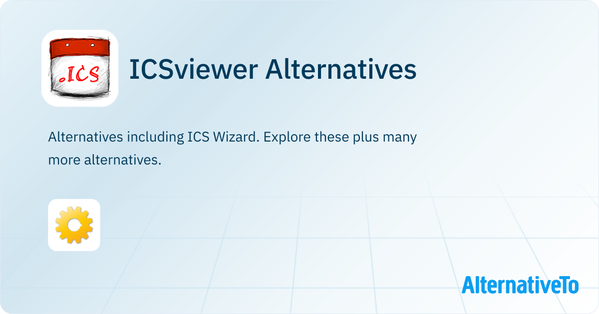 ICSviewer Alternatives - Explore Similar Software | AlternativeTo