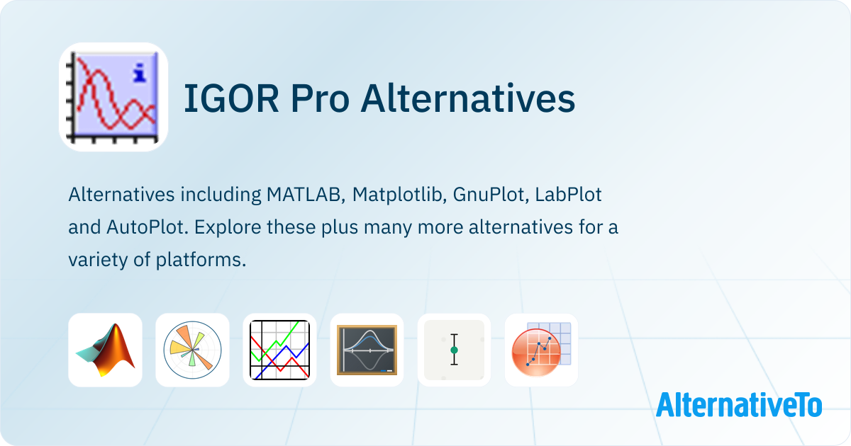 IGOR Pro Alternatives - Explore Similar Software | AlternativeTo