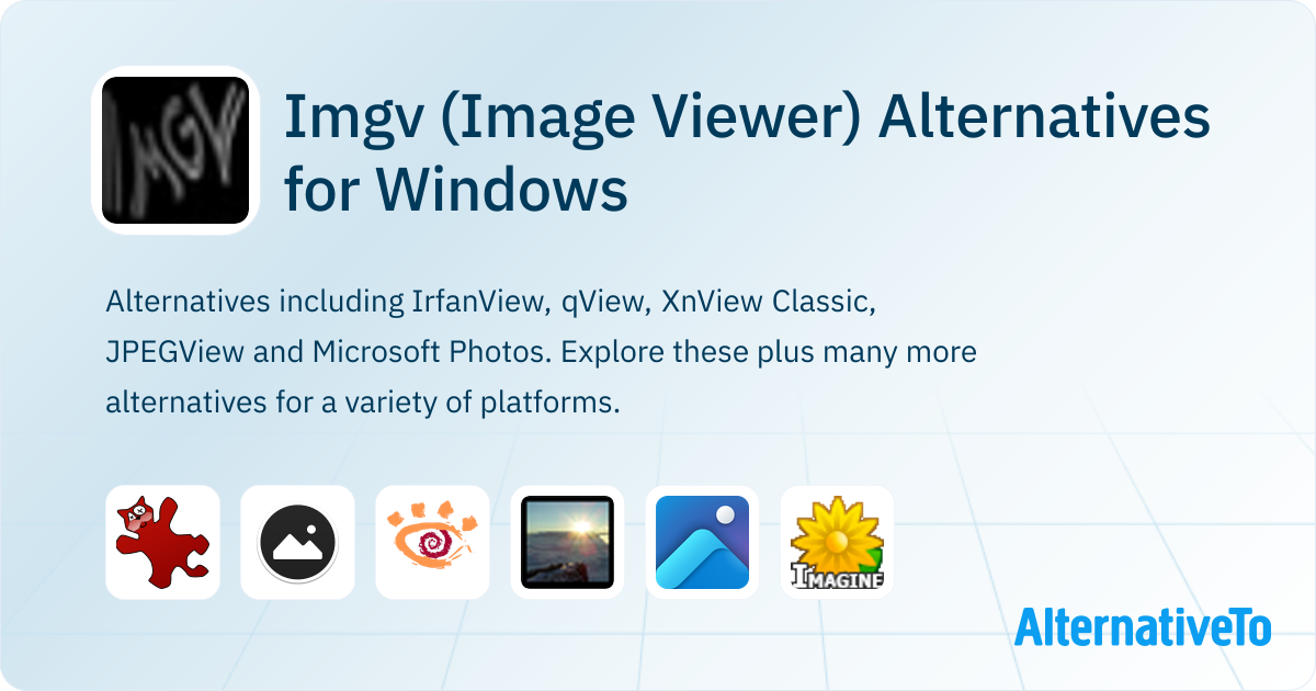 Visualgate Image Viewer Imgv (Image Viewer) Alternatives for Windows: Top 20 Image Viewers ...