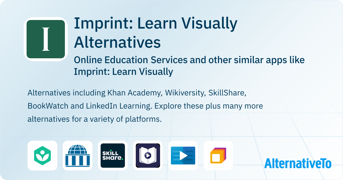 Imprint: Learn Visually Alternatives: Top 12 Online Education Services ...