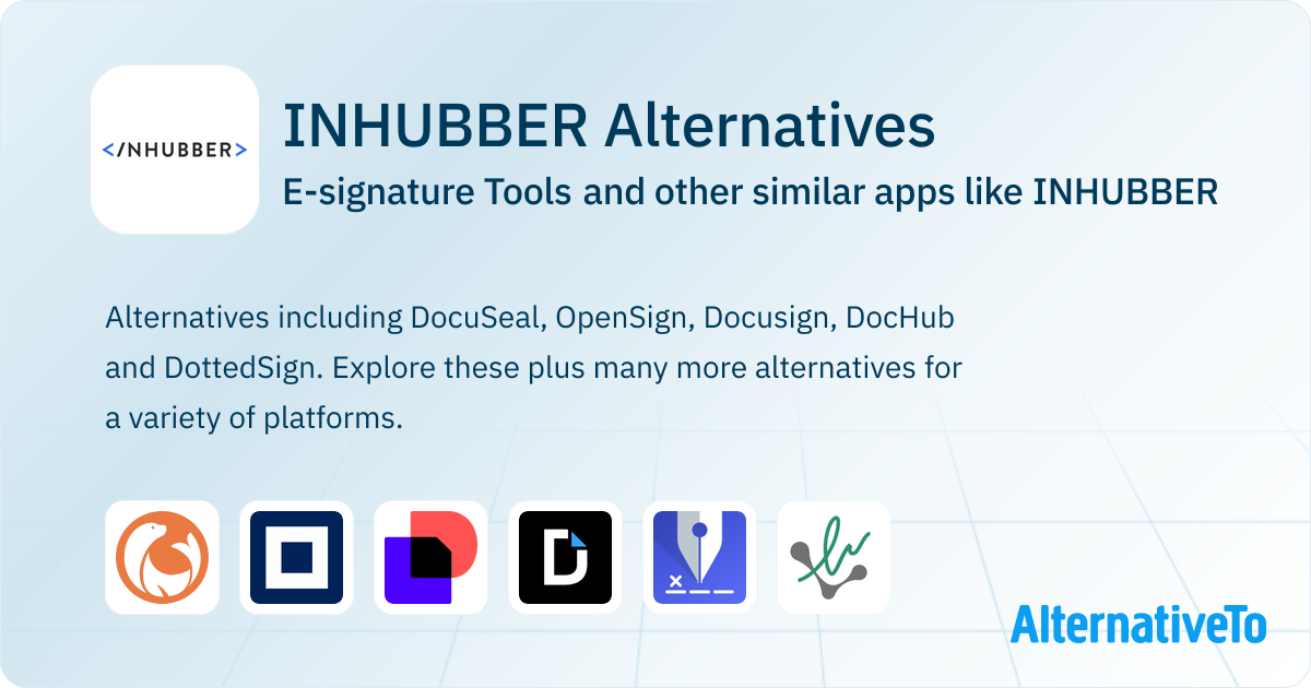 INHUBBER Alternatives Top 12 E signature Tools Similar Apps inhubber-alternatives-top-12-e-signature-tools-similar-apps