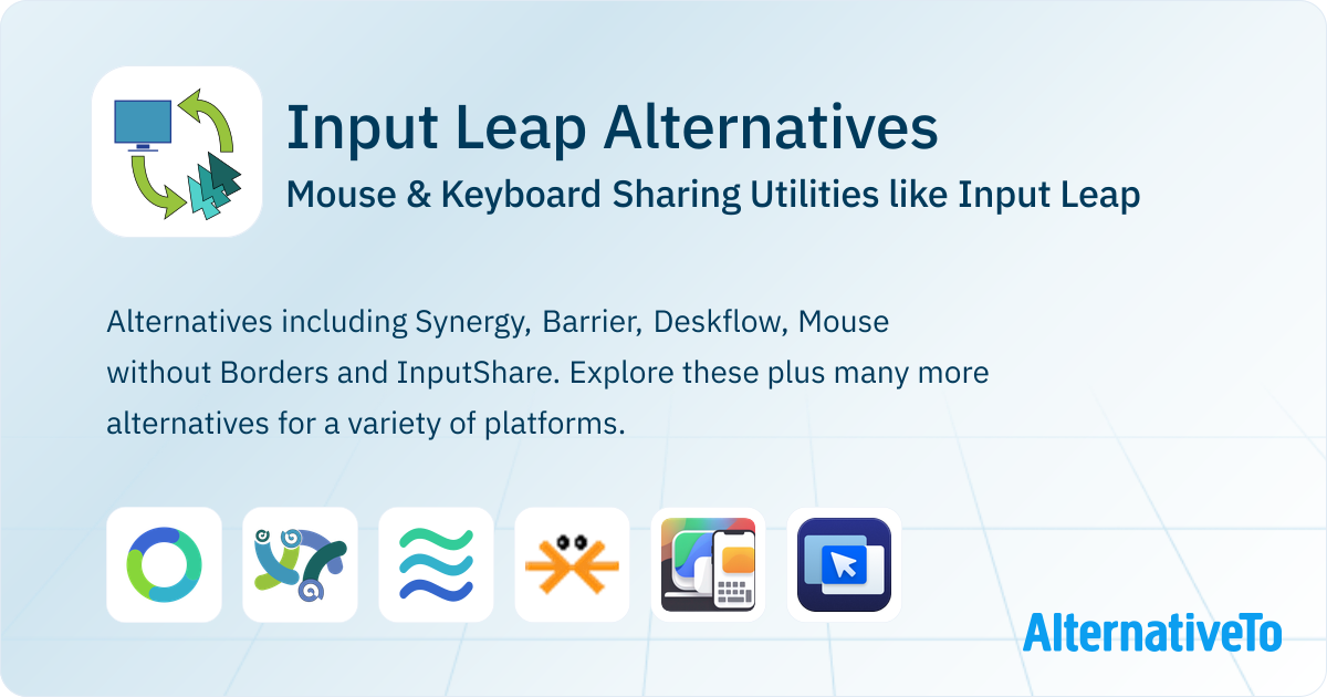Input Leap Alternatives: Top 21 Mouse Sharing Utilities | AlternativeTo