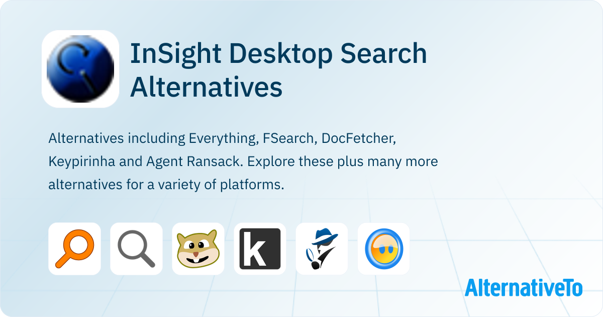 InSight Desktop Search Alternatives - Explore Similar Software ...
