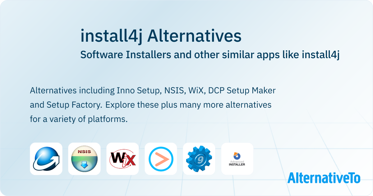 install4j Alternatives: Top 18 Software Installers & Similar Apps ...