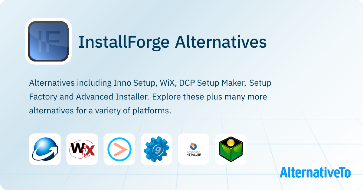 InstallForge Alternatives - Explore Similar Software | AlternativeTo