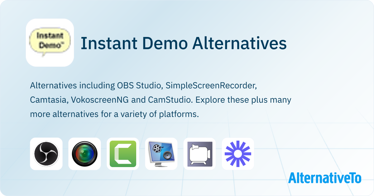 Instant Demo Alternatives - Explore Similar Sites & Apps | AlternativeTo