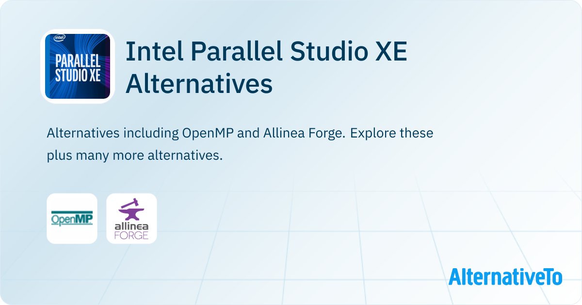 Intel Parallel Studio XE Alternatives - Explore Similar Software ...