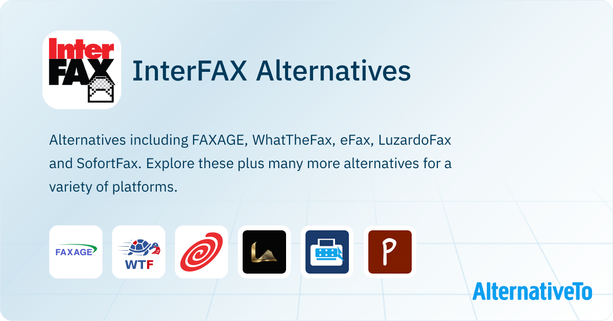 InterFAX Alternatives - Explore Similar Sites & Apps | AlternativeTo