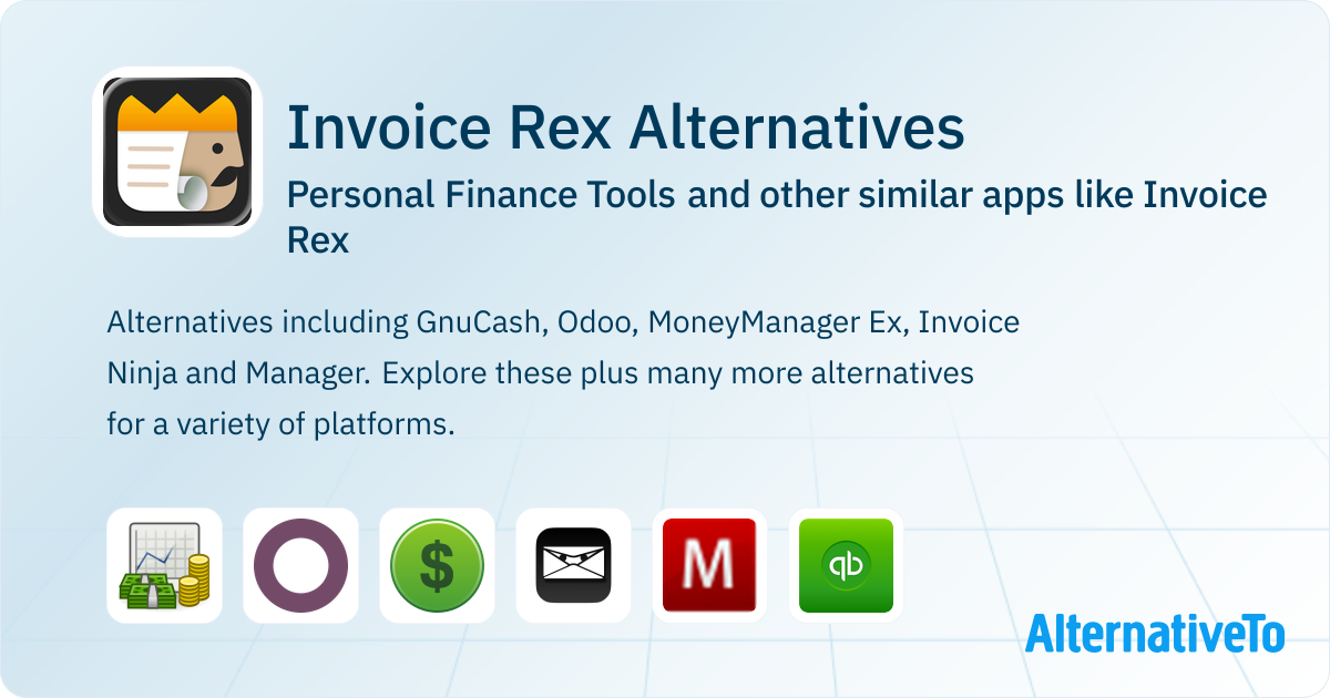 Rex Inoice Invoice Rex Alternatives: Top 13 Personal Finance Tools & Similar Apps ...