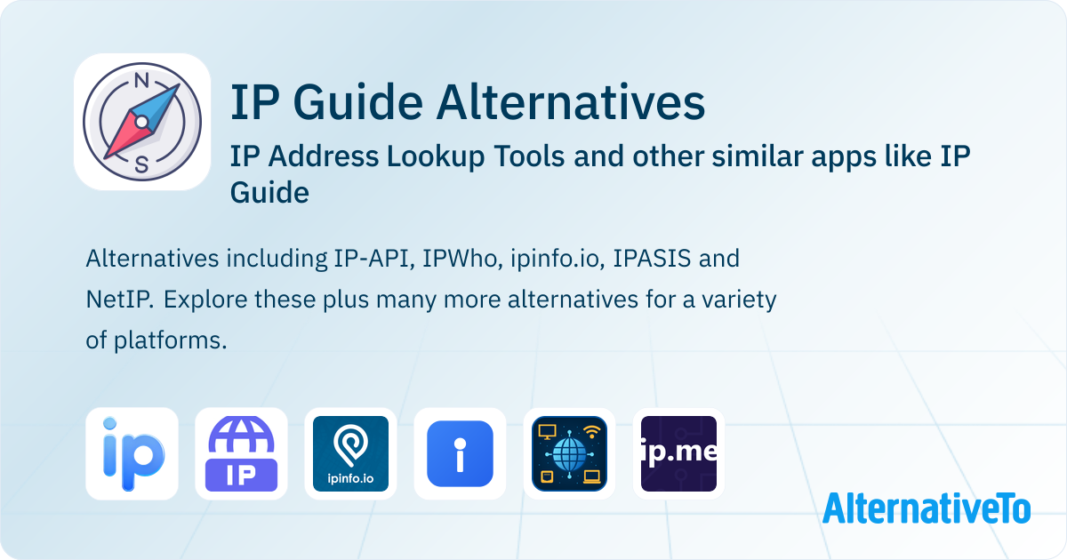 IP Guide Alternatives: Top 12 IP Address Lookup Tools & Similar ...