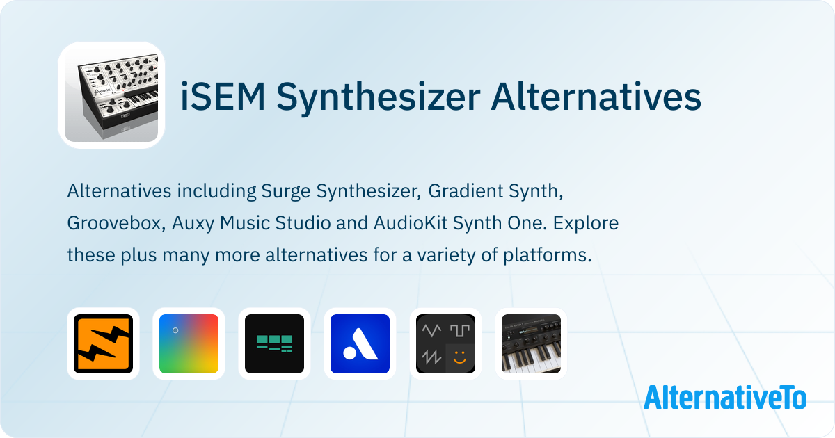 iSEM Synthesizer Alternatives - Explore Similar Apps | AlternativeTo