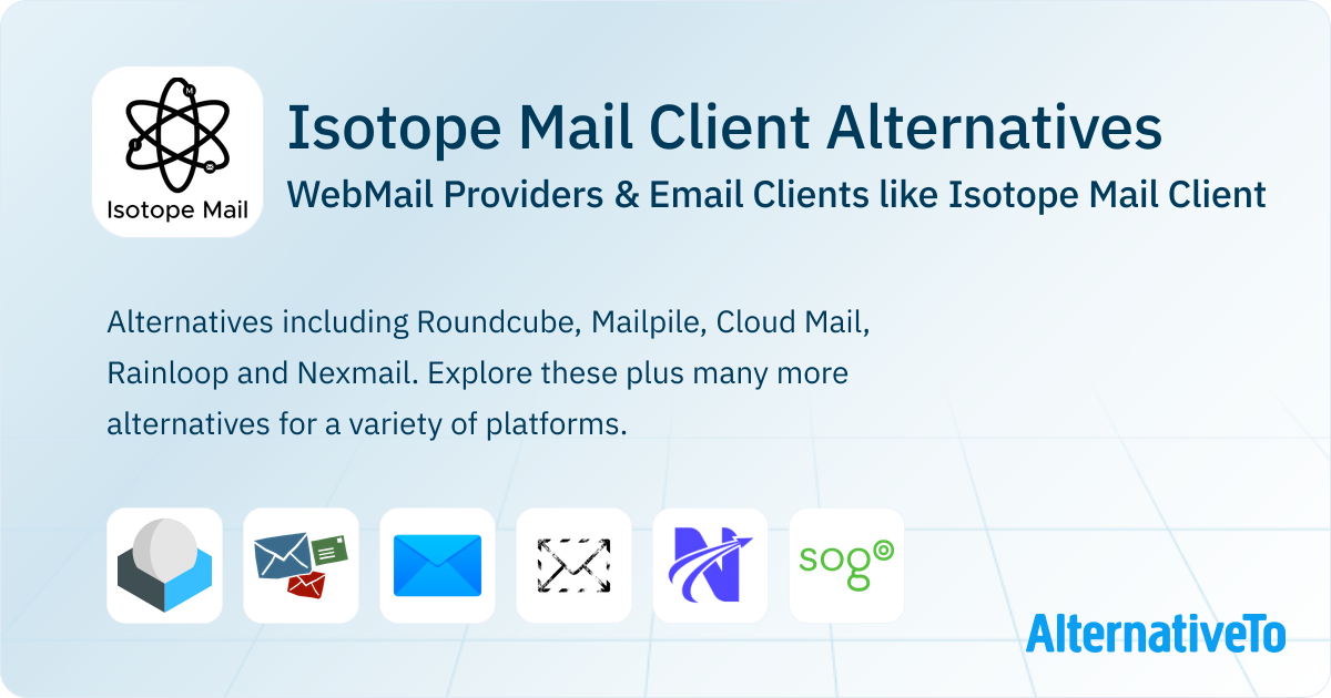 Isotope Mail Client Alternatives: Top 13 WebMail Providers | AlternativeTo