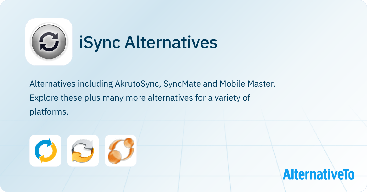 Isync File iSync Alternatives - Explore Similar Software | AlternativeTo