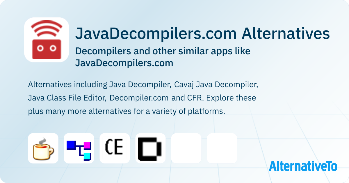 JavaDecompilers.com Alternatives: Top 9 Decompilers & Similar Websites ...