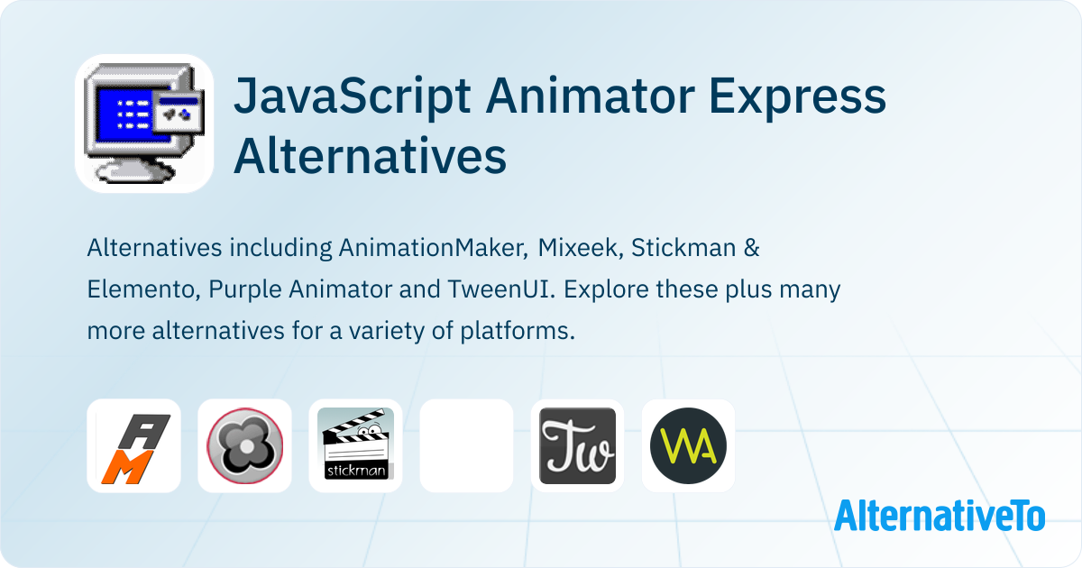 JavaScript Animator Express Alternatives - Explore Similar Software ...
