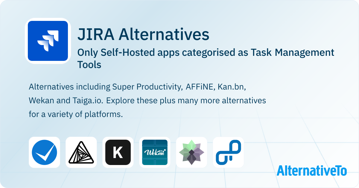 JIRA Alternatives: Top 12 Self-Hosted Task Management Tools | AlternativeTo