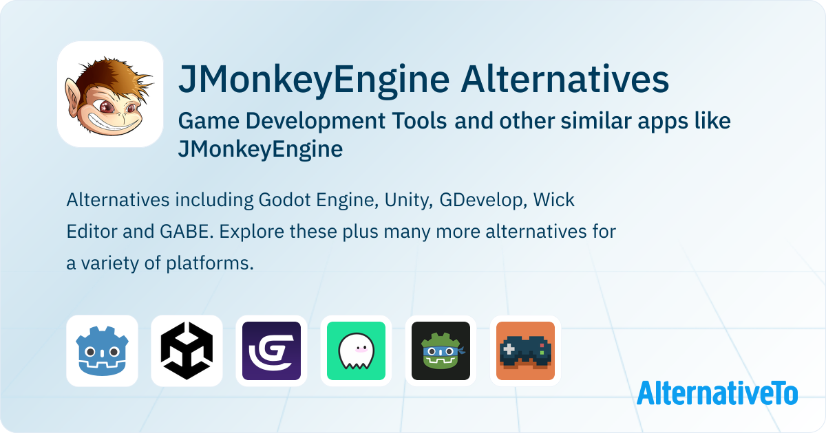 Jmonkeyengine In Android JMonkeyEngine Alternatives: Top 12 Game Development Tools & Similar ...