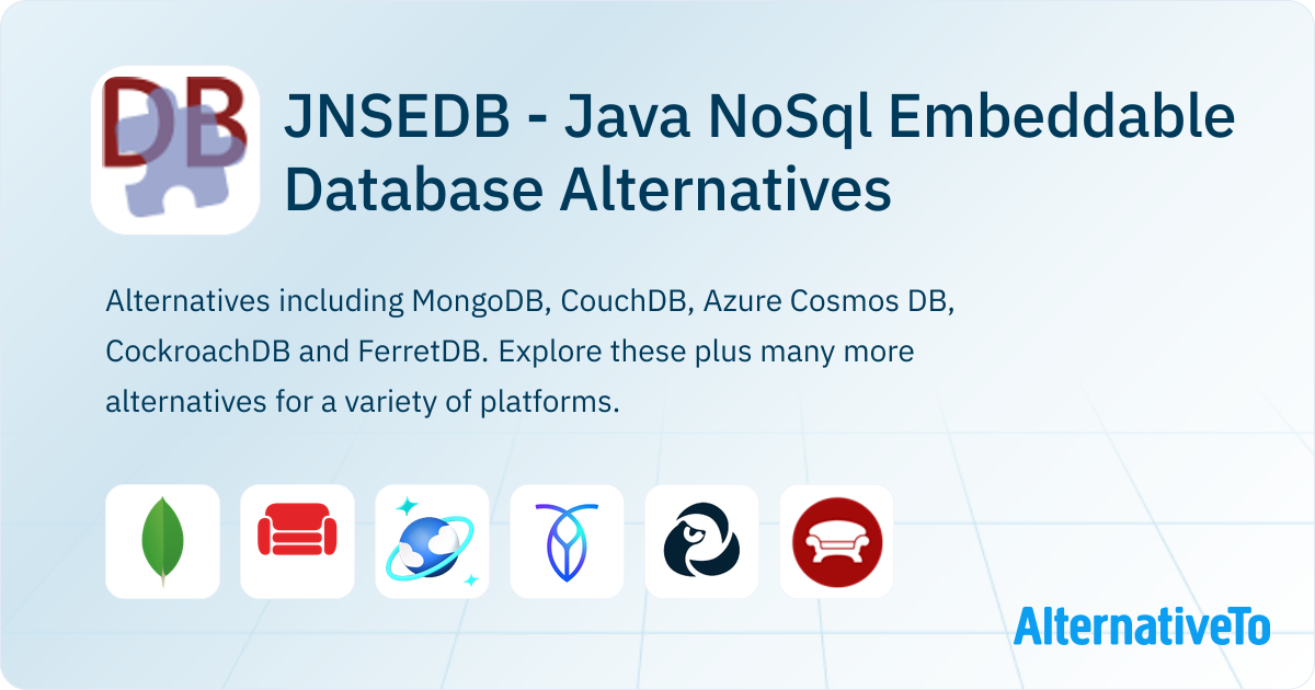 JNSEDB - Java NoSql Embeddable Database Alternatives - Explore Similar ...