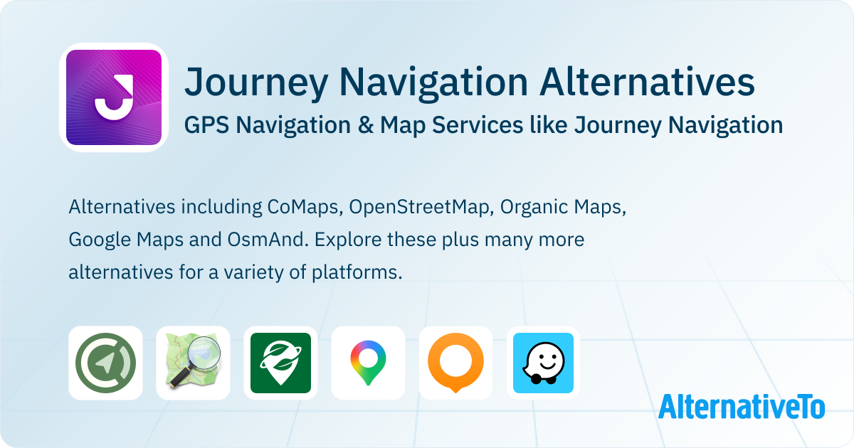 Journey Navigation Alternatives: Top 14 GPS Navigation Services ...