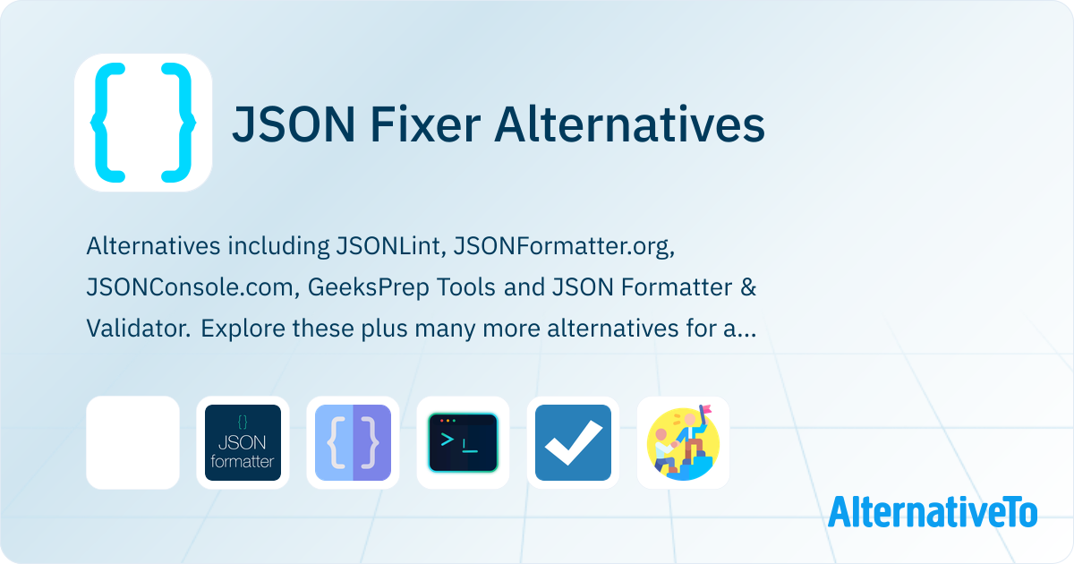 Json Fixer JSON Fixer Alternatives - Explore Similar Sites & Apps | AlternativeTo