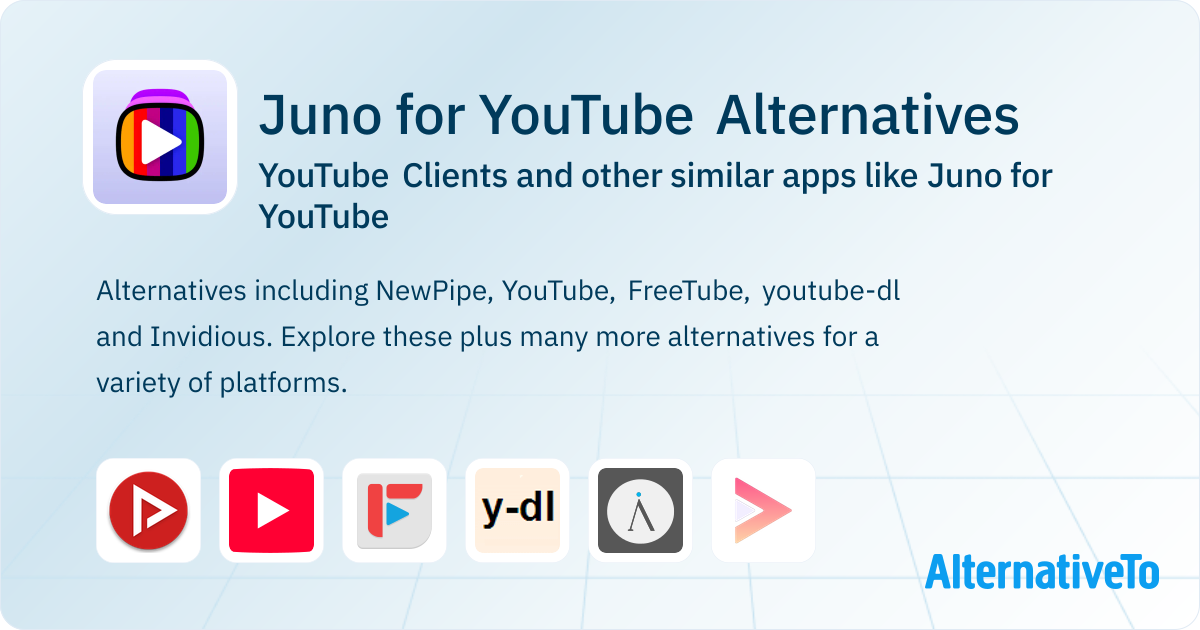 Juno for YouTube Alternatives: Top 12 YouTube Clients & Similar Apps ...