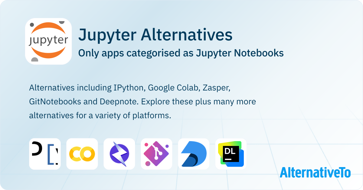 Jupyter Alternatives: Top 9 Jupyter Notebooks | AlternativeTo
