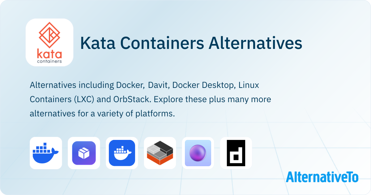 Kata Containers Alternatives - Explore Similar Sites & Apps | AlternativeTo