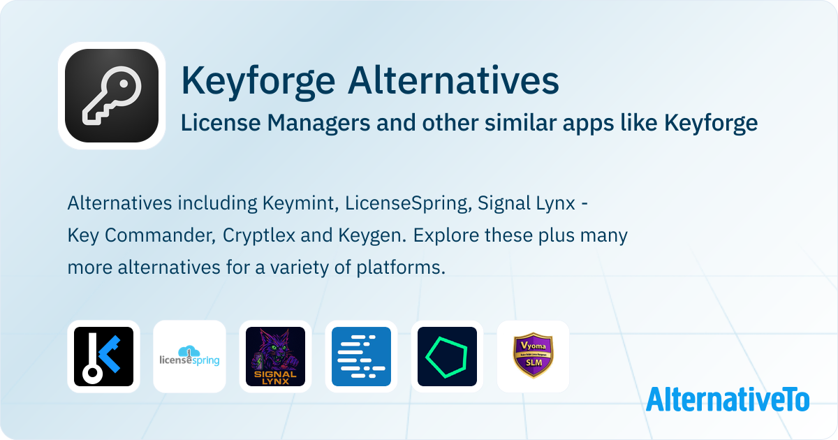Keyforge Alternatives: Top 8 License Managers & Similar Apps ...