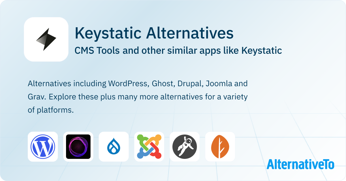 Keystatic Alternatives: Top 11 CMS Tools & Similar Apps | AlternativeTo