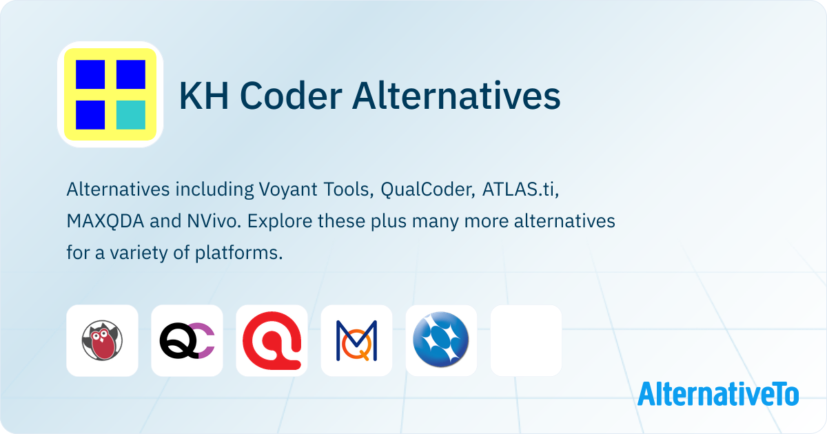 KH Coder Alternatives - Explore Similar Software | AlternativeTo