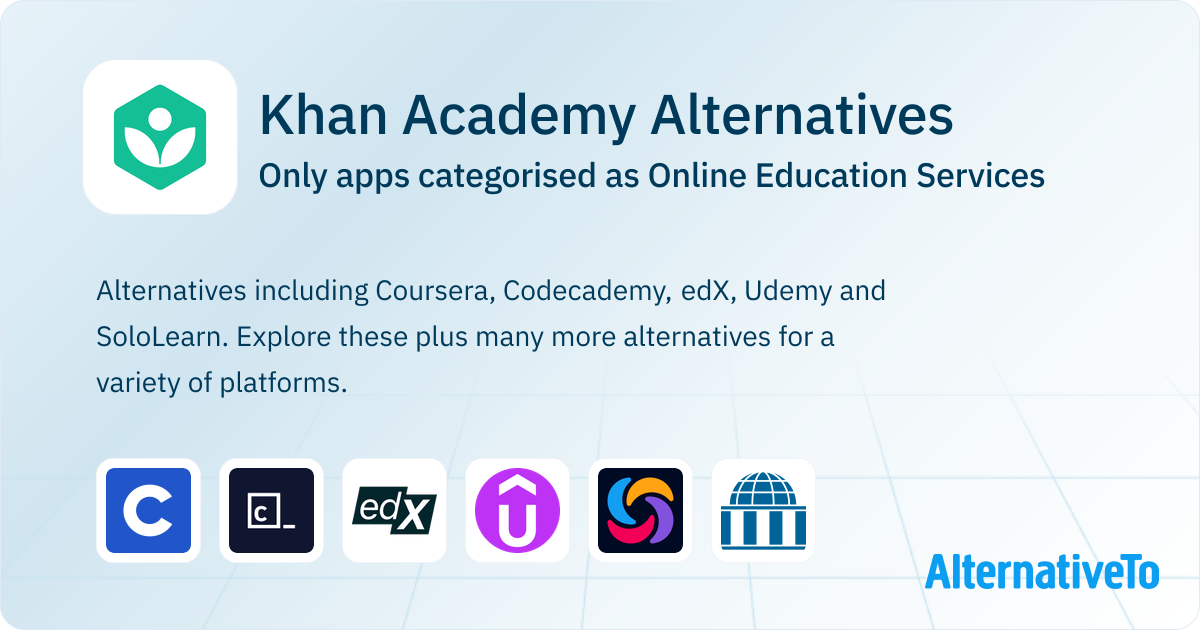 Khan Academy Alternatives: Top 12 Online Education Services | AlternativeTo