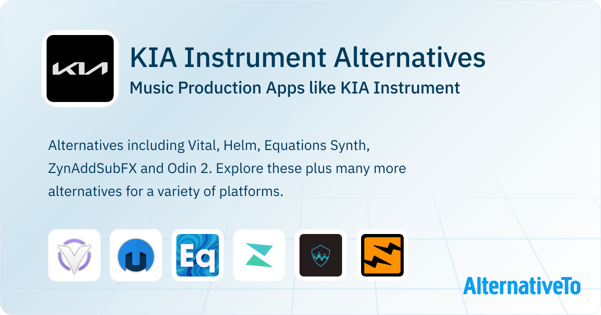 KIA Instrument Alternatives: Top 8 Music Production & Similar Apps ...