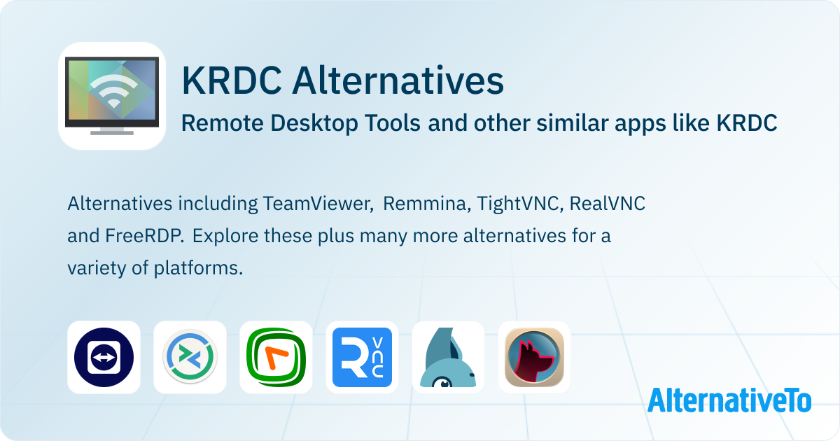 KRDC Alternatives: Top 12 Remote Desktop Tools & Similar Apps ...