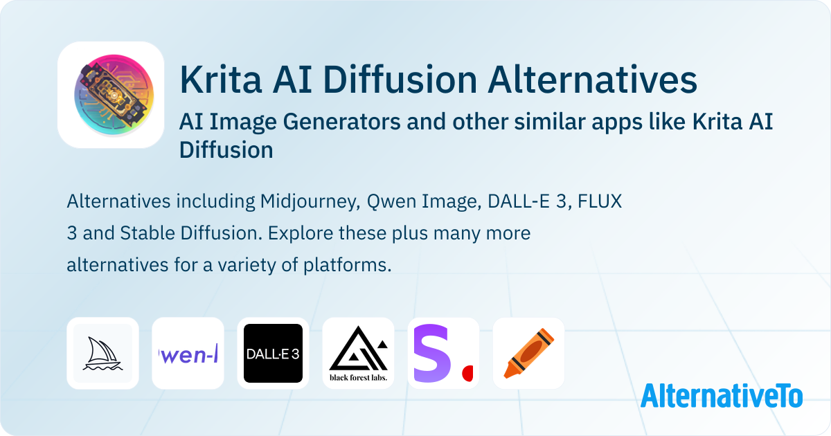 Krita AI Diffusion Alternatives: Top 12 AI Image Generators & Similar ...