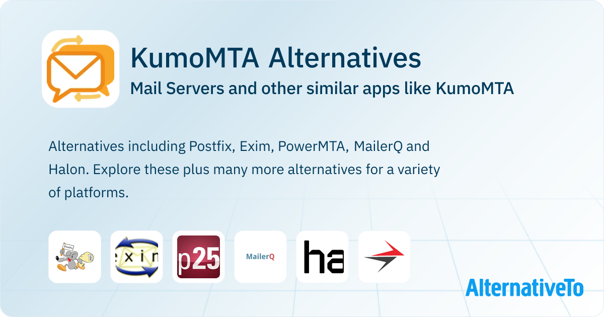 KumoMTA Alternatives: Top 6 Mail Servers & Similar Apps | AlternativeTo
