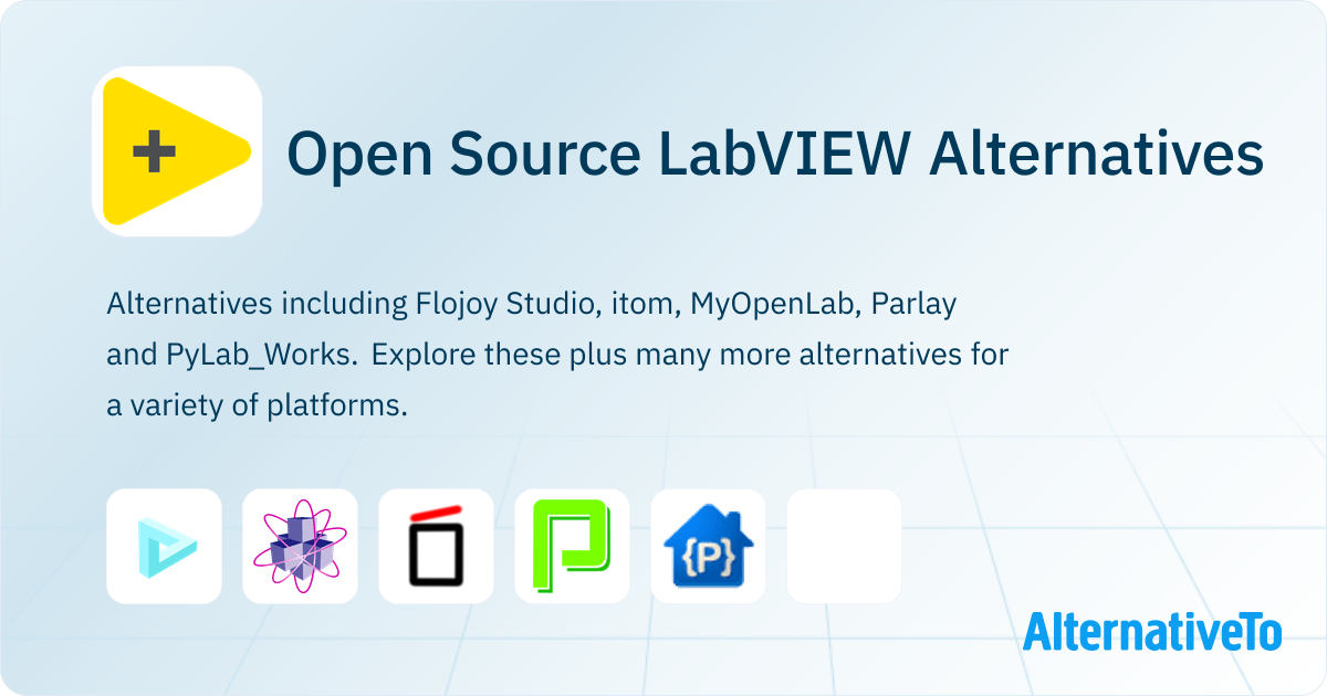 Open Source LabVIEW Alternatives | AlternativeTo