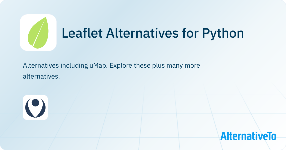 Leaflet Alternatives for Python: Top 1 Map Services & Similar Apps ...