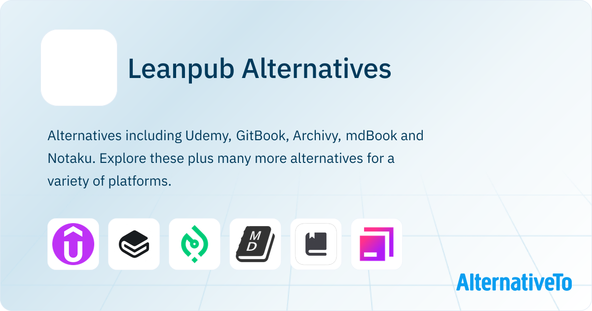 Leanpub Alternatives - Explore Similar Sites & Apps | AlternativeTo