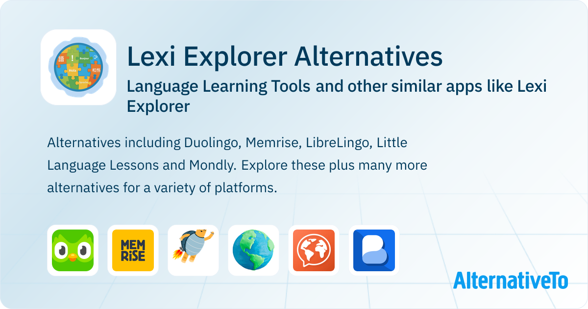 Lexi Explorer Alternatives: Top 12 Language Learning Tools & Similar ...