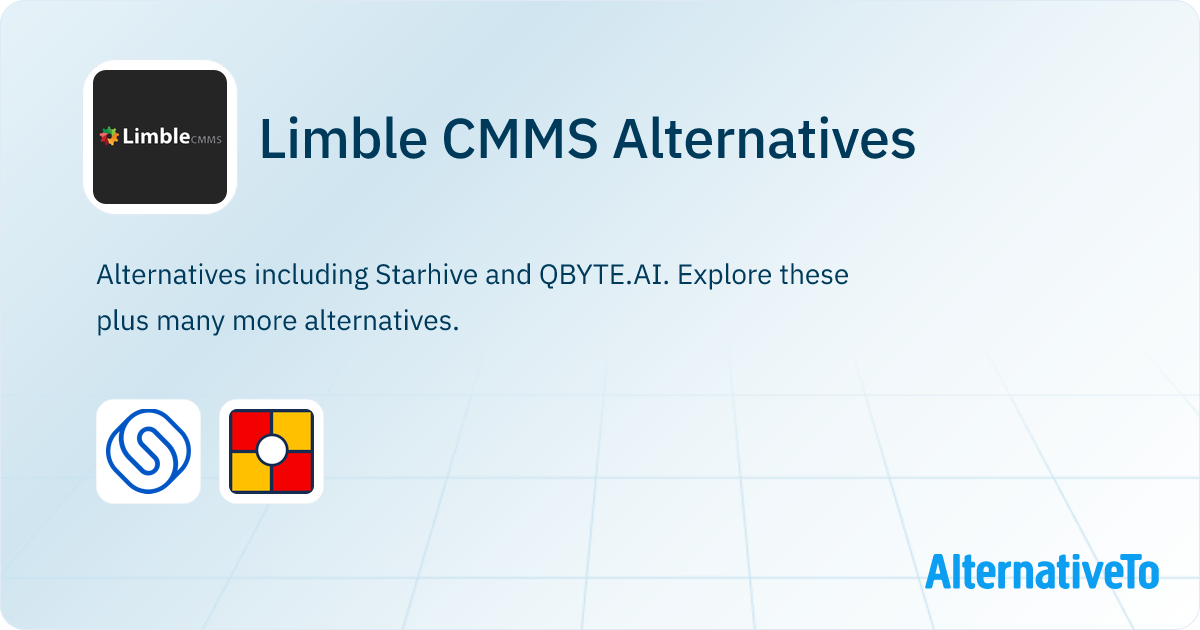 Limble CMMS Alternatives - Explore Similar Sites & Apps | AlternativeTo