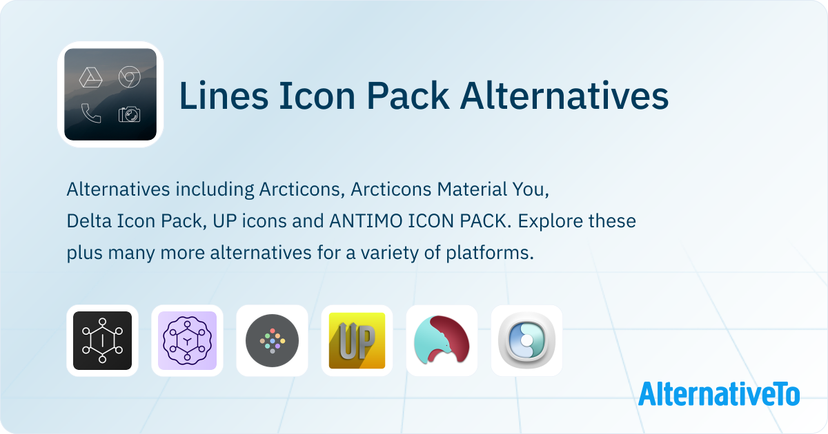 Lines Icon Pack Alternatives and Similar Apps | AlternativeTo